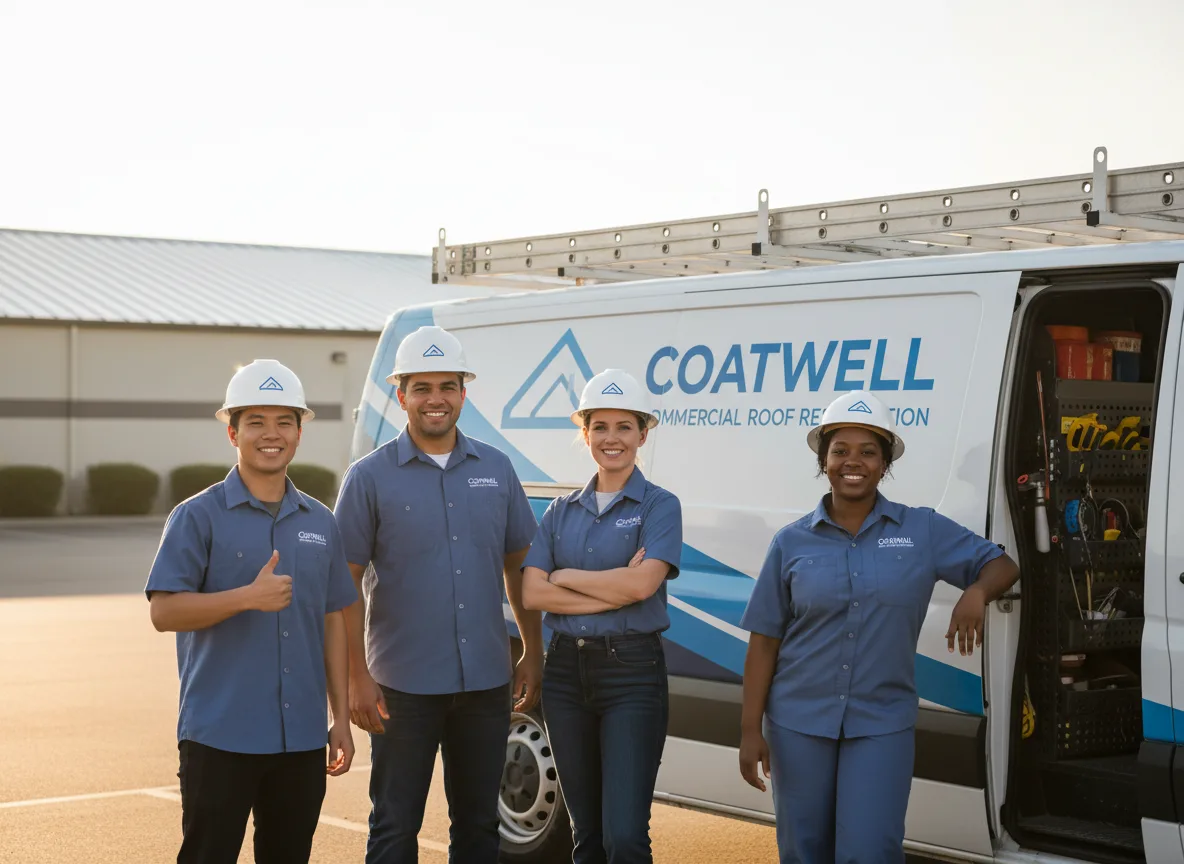 Commercial roof coating company in Roscoe, TX